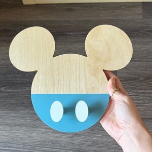 Disney Wooden Mickey Mouse Wall Hook